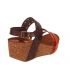 Compensée semelle anatomique Vaquetilla métal Hee shoes 