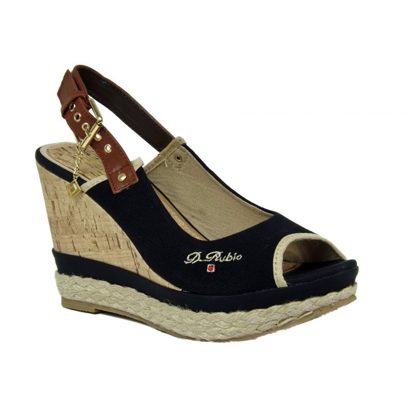 Compensée stylée très mode Dulce Rubio Talon aspect