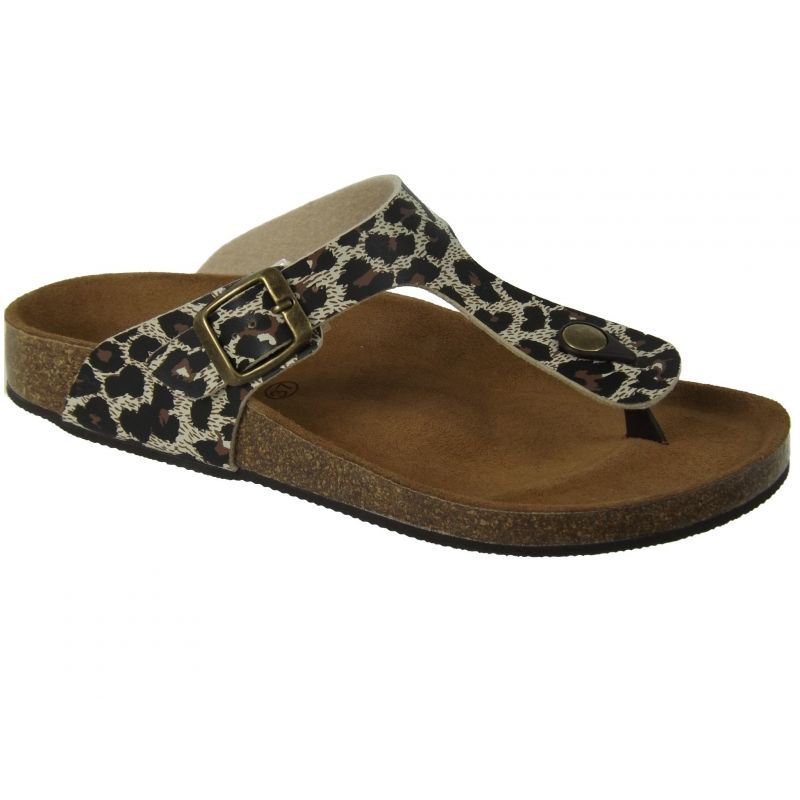 Tongs anaomique léopard, Biostep, vente en ligne prix 35,90