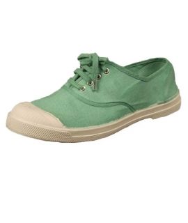 Tennis lacets aqua Bensimon