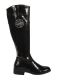 Bottes vernis noir LPB shoes, Yoko 