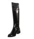 Bottes cavalières vernis noir LPB shoes, Yoko 