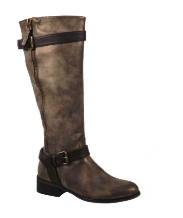 Bottes cavalières Les P'tites Bombes Yolaine bronze