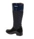Bottes de pluie Lolablue tige matelassées marine