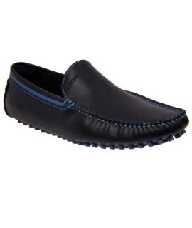 Malone bleu mocassin homme KDOPA