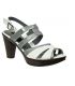 Fugitive escarpin Qinoa blanc gris
