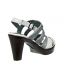Fugitive sandale talon Qinoa blanc gris