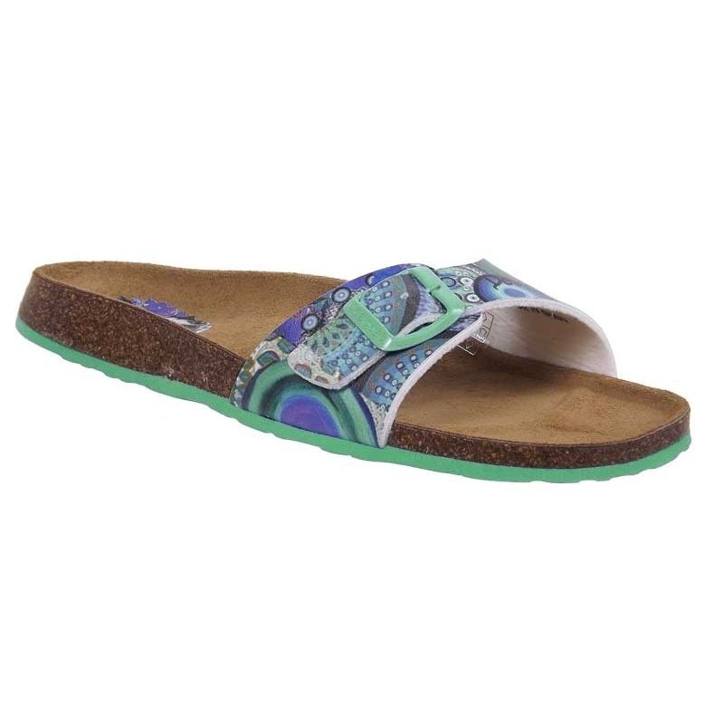 Desigual mules anatomiques Palmeras turquoise prix 49
