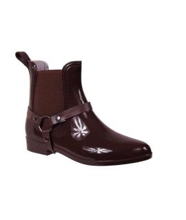 Bottines de pluie Chelsea café