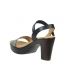 Eva Frutos sandale talon-5890, noir & argent