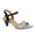 Lpb shoes sandale Sixtine serpent blanc, Les P'tites Bombes