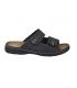 Mule hommes Arizona noir double velcro, Patrizia