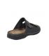 Mule hommes Arizona noir double velcro, Patrizia