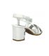 Di que Si 6021 trotteur confortable cuir blanc