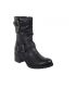 Les P'tites Bombes Elina noir, bottines style motarde