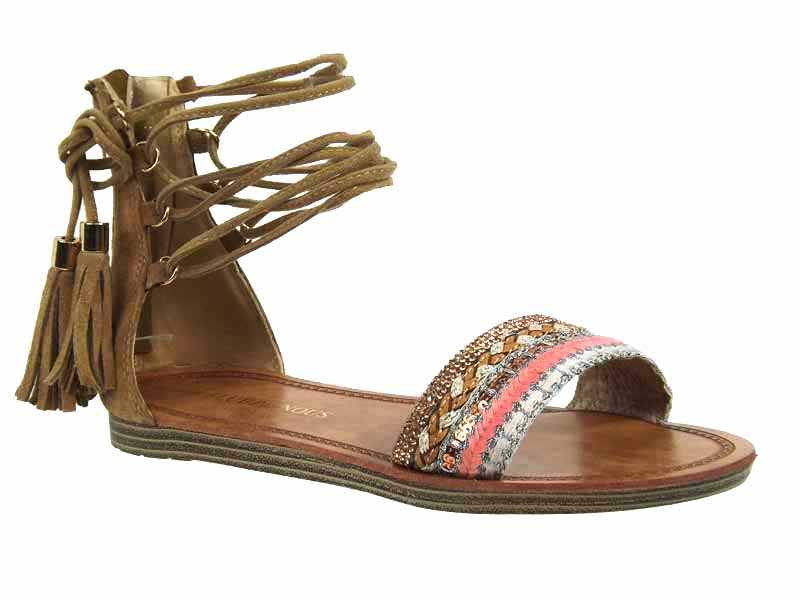 Nu pied lacets cheville on sale