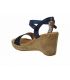 Sandale talon Gl 6790 Eva Frutos glitter bleu marine
