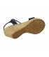 Sandale talon Gl 6790 Eva Frutos glitter bleu marine