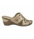 Mules confort Marco Tozzi 27504 platinum | Chaussures pieds sensibles