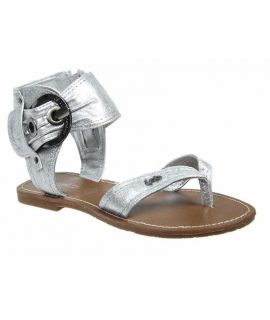 Sandale grosse boucle Les P'tites Bombes Thalie Gris