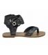 Sandale plate Les P'tites Bombes Thalie Anthracite