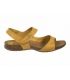 Nu Pieds Interbios 4455, jaune moutarde, fermeture scratch
