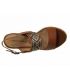 Nu pieds compensé Chattawak Helena choco