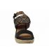 Nu pieds compensé Chattawak Helena noir