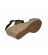 Chattawak Helena noir | Nu pieds cordes 