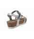 Nu pieds compensé confort Marco Tozzi 28733 argent