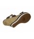 Sandale compensée Playa Batna Black