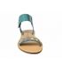 Sandales velcro Chattawak Louisiane bleu 