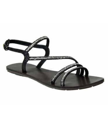 Nu-pieds strass Chattawak Nelly noir